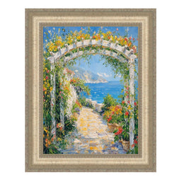 30x30 Frame Wide Antique Silver Victorian Picture Frame