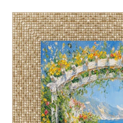 40x40 Frame Bright Gold Glitter Metallic Picture Frame - Modern Disco Retro