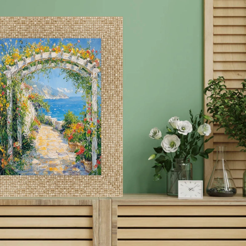 Bright Gold Glitter Metallic Picture Frame - Modern Disco Retro