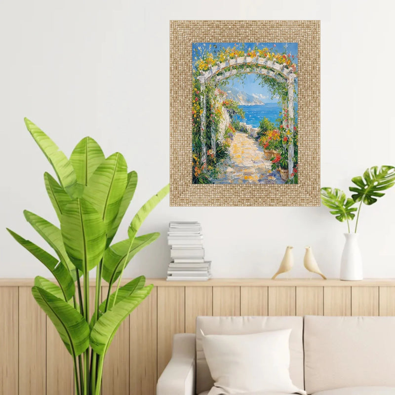 Bright Gold Glitter Metallic Picture Frame - Modern Disco Retro