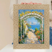 27x40 Frame Bright Gold Glitter Metallic Picture Frame - Modern Disco Retro