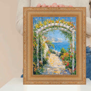 24x48 Frame Wide Colosseum Gold Leaf Scoop Picture Frame