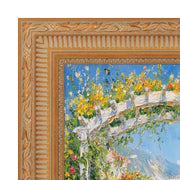 8.5x11 Frame Wide Colosseum Gold Leaf Scoop Picture Frame