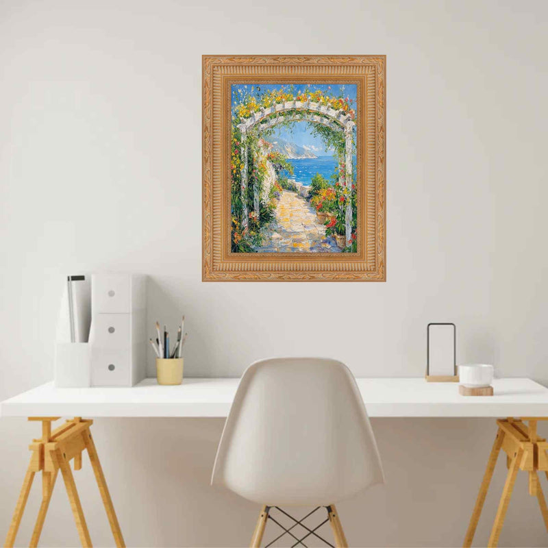 20x30 Frame Wide Colosseum Gold Leaf Scoop Picture Frame