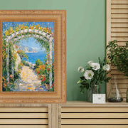 Wide Colosseum Gold Leaf Scoop Picture Frame Home Office