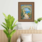 Wide Dark Gold Ornate Vine Picture Frame 