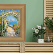 24x48 Frame Wide Gold Flat Panel Picture Frame