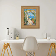 36x36 Frame Wide Gold Flat Panel Picture Frame