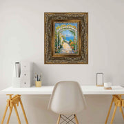 12x18 Frame Ornate Wide Italian Baroque Antique Silver Picture Frame