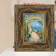 14x18 Frame Ornate Wide Italian Baroque Antique Silver Picture Frame