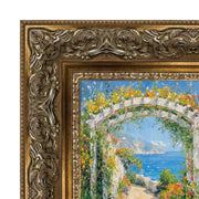 27x40 Frame Ornate Wide Italian Baroque Antique Silver Picture Frame