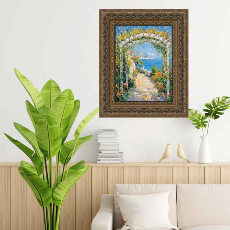 Wide Luxury Vintage Antique Gold Picture Frame Home Office