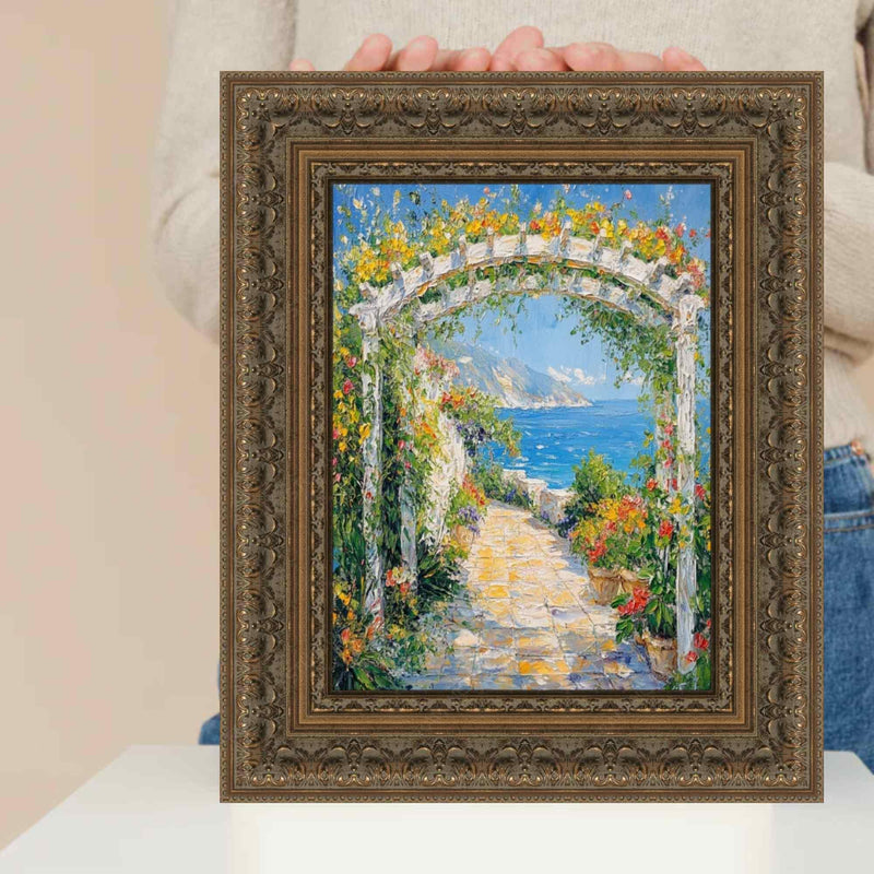 Wide Luxury Vintage Antique Gold Picture Frame Home Office