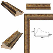 9x12 Frame Wide Luxury Vintage Antique Gold Picture Frame