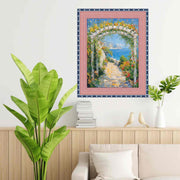 Wide Red White Blue American Flag Picture Frame - Donald Trump Office Décor