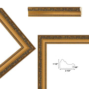 18x18 Frame Wide Roman Gold Ornate Picture Frame