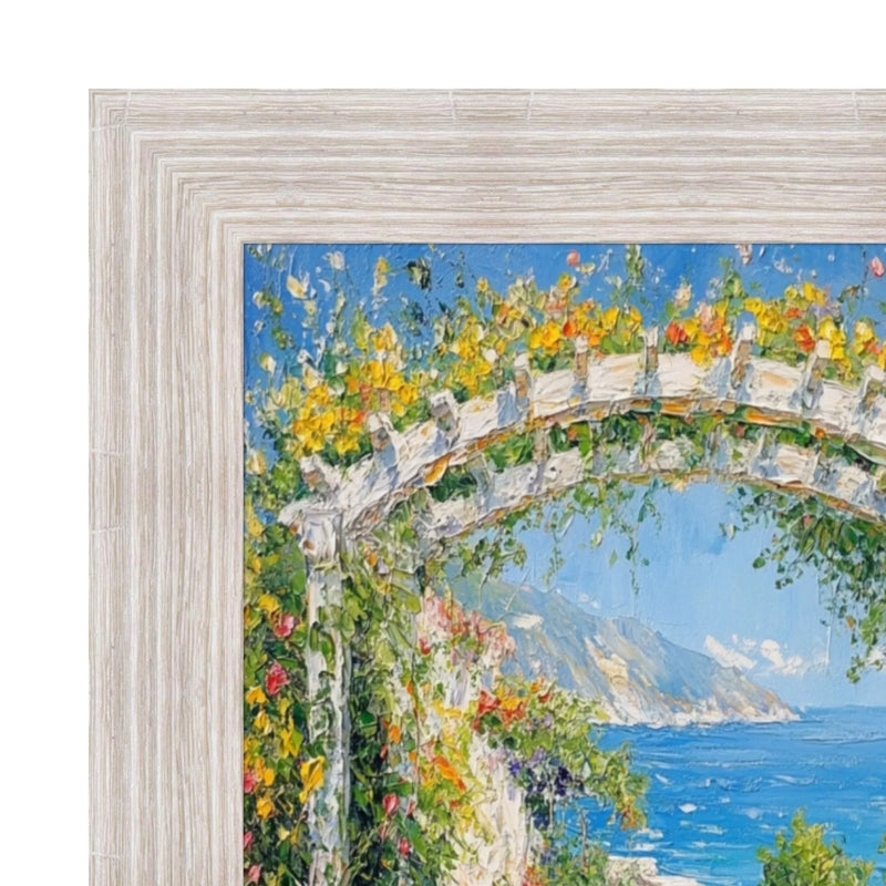 13x19 Frame Wide Rustic Wood Grain White Wash Picture Frame