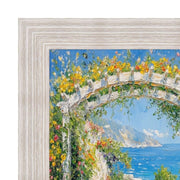 16x20 Frame Wide Rustic Wood Grain White Wash Picture Frame