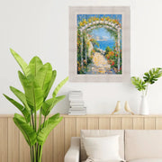 30x30 Frame Wide Rustic Wood Grain White Wash Picture Frame