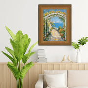 32x48 Frame Wide Scoop Brushed Gold Picture Frame