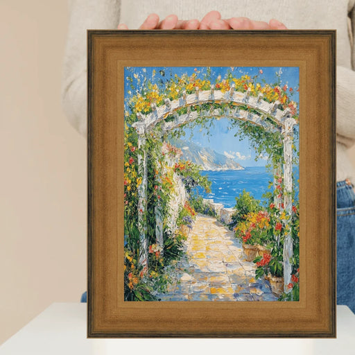 40x50 Frame Wide Scoop Brushed Gold Picture Frame