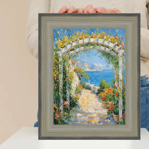 11x11 Frame Wide Scoop Brushed Silver Picture Frame