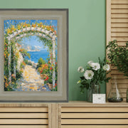 14x18 Frame Wide Scoop Brushed Silver Picture Frame