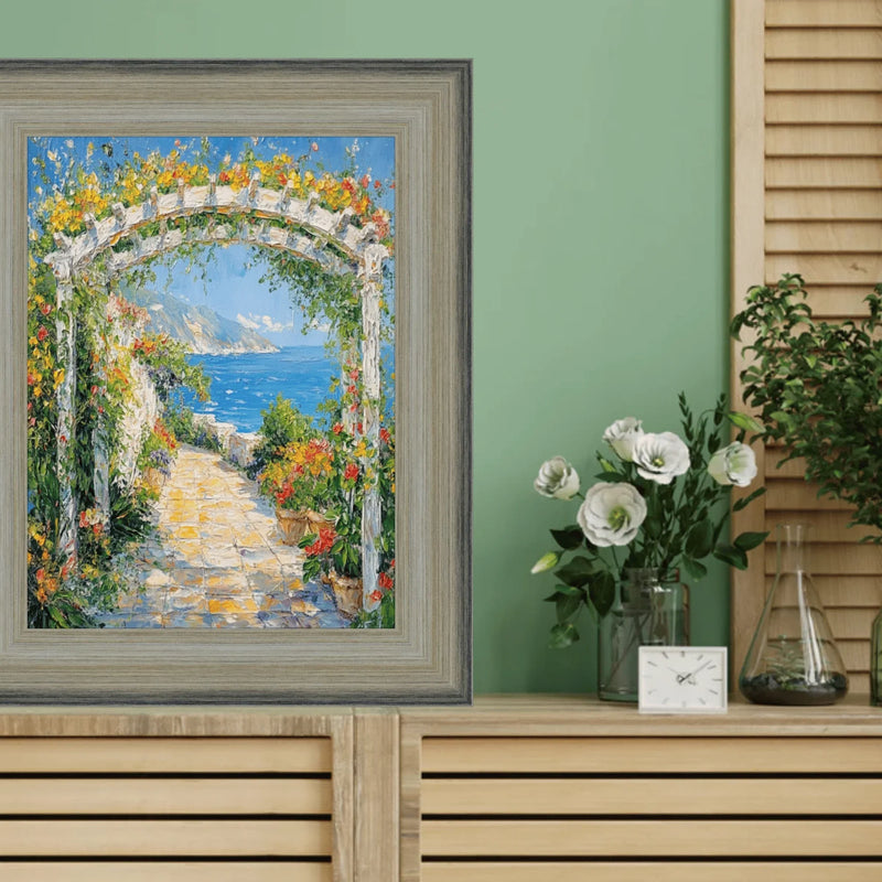 24x36 Frame Wide Scoop Brushed Silver Picture Frame