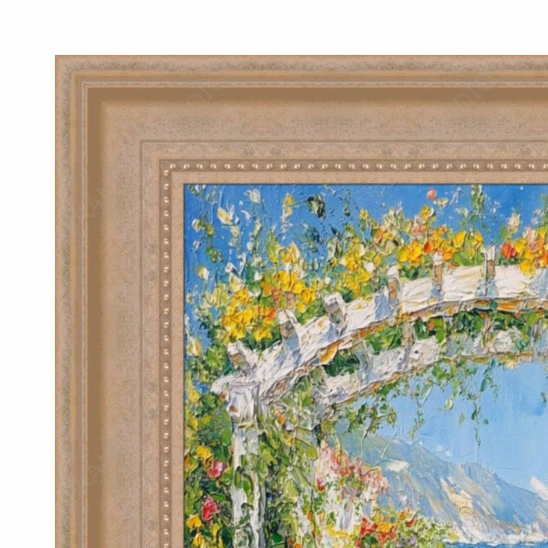 15x15 Frame Wide Silver Leaf Scoop With Beads Picture Frame