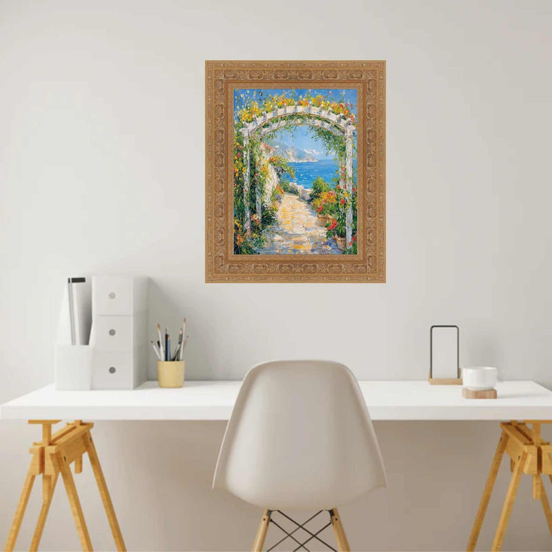 11x11 Frame Wide Sistine Chapel Gold Italian Picture Frame