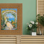 Traditional Italian Carved Ornate Gold Leaf Picture Frame