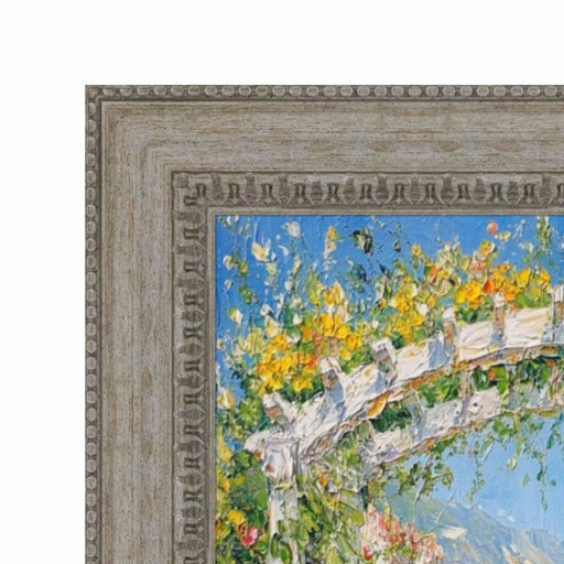 19x27 Frame Wide Vintage Silver Traditional Picture Frame