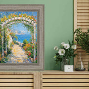 13x13 Frame Wide Vintage Silver Traditional Picture Frame