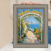 10x12 Frame Wide Vintage Silver Traditional Picture Frame
