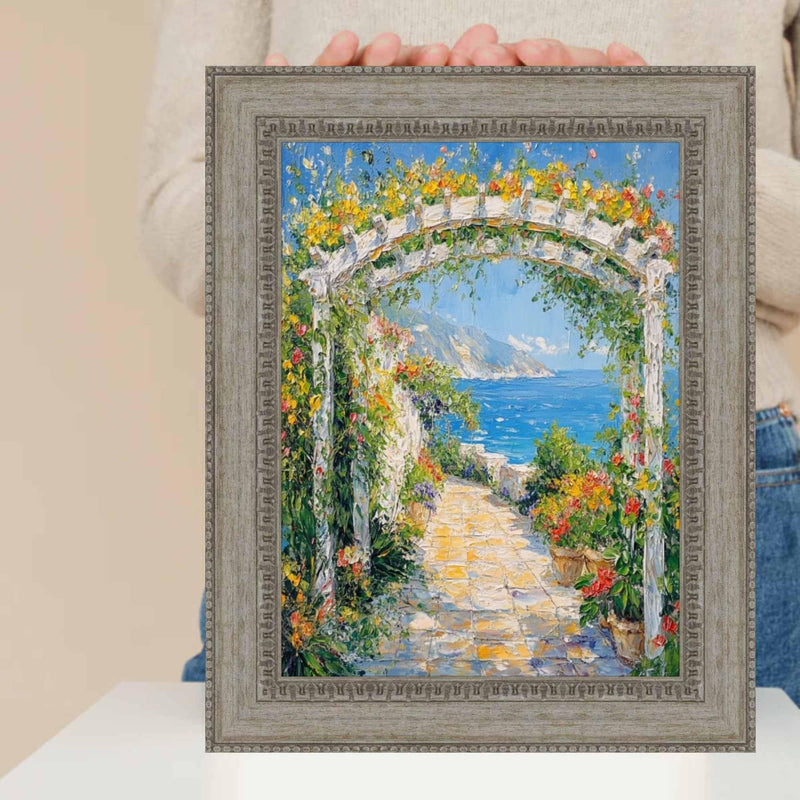 10x12 Frame Wide Vintage Silver Traditional Picture Frame