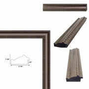 10x12 Frame Wide Vintage Silver Traditional Picture Frame