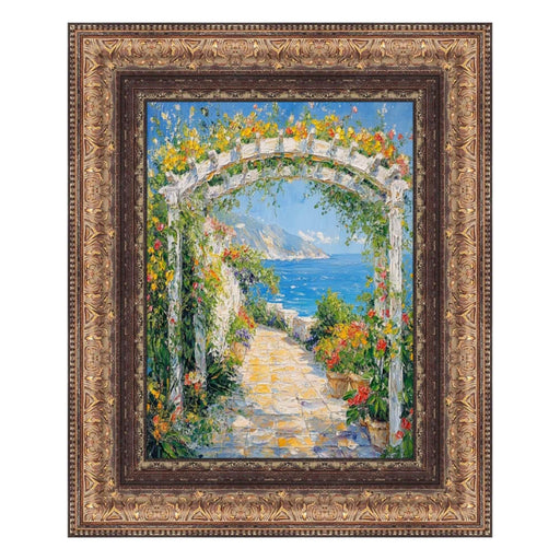 8x10 Frame Wide Vintage Spanish Gold Ornate Picture Frame