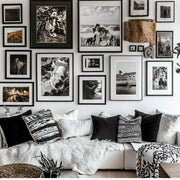 Black Wood Picture Frame 24x72 inch 48x72 inch 36x72 inch 