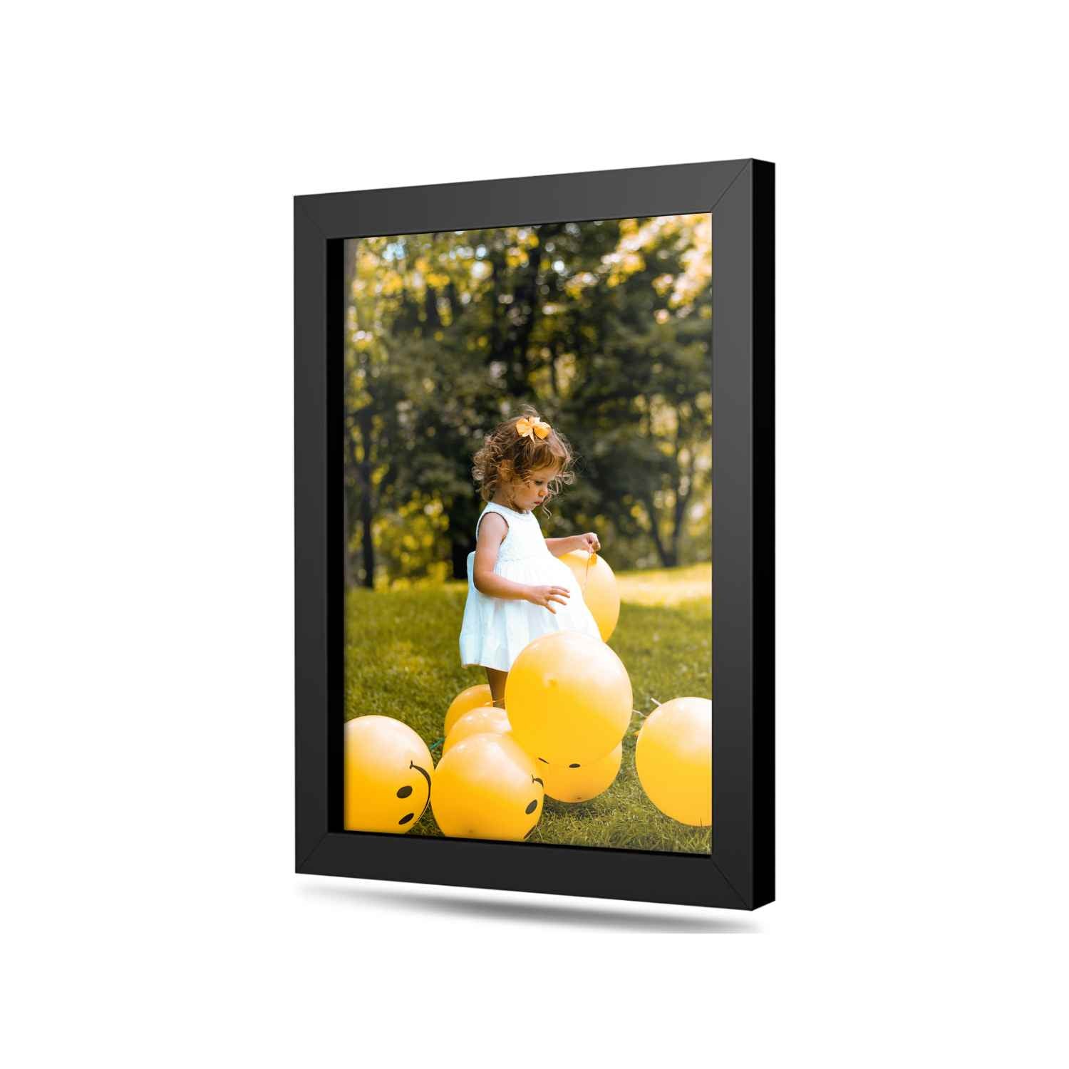 Thin Black 32x40 Poster Frame - Wood Frame for Wall Decor