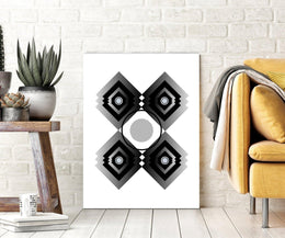 Abstract Artwork Black and White Design Wall Art Wall Decor F Canvas Prints Framed art - Modern Memory Design Picture frames - New Jersey Frame shop custom framing