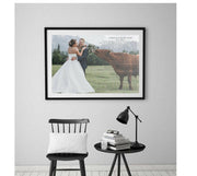 Anniversary Gift first dance Song Lyrics print custom personalized framed wall art - Modern Memory Design Picture frames - New Jersey Frame shop custom framing