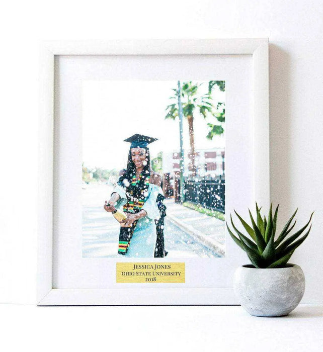 Graduation gift personalized diploma framed art