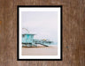 Lifeguard Tower Los Angeles California Beach framed art print decor