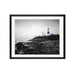 Lighthouse Black and white Art Print of lighthouse