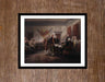 The Declaration of Independence signing art framed print