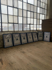 Basketball Senior Night Gift Idea High School Collage Football Baseball - Modern Memory Design Picture frames - New Jersey Frame shop custom framing