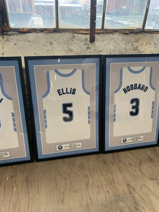 Basketball Senior Night Gift Idea High School Collage Football Baseball - Modern Memory Design Picture frames - New Jersey Frame shop custom framing