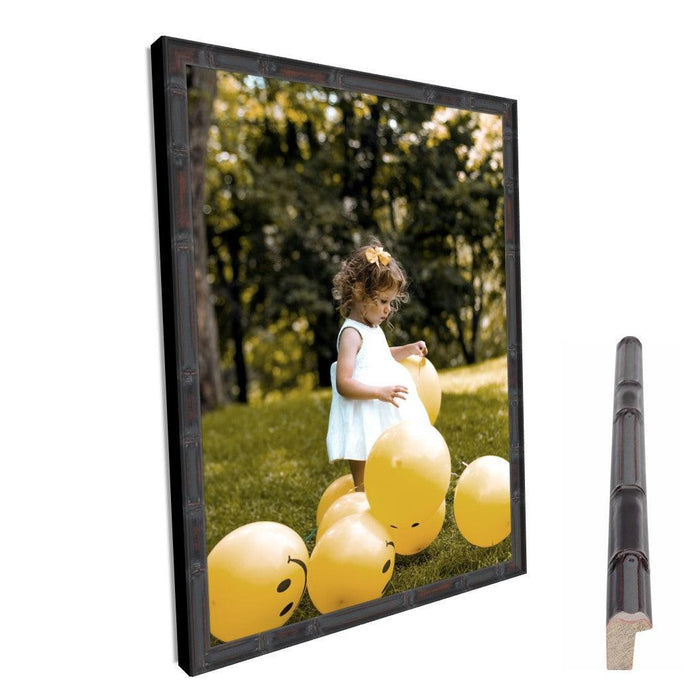 Black Bamboo Picture Frames Wall Hanging - Modern Memory Design Picture frames - New Jersey Frame shop custom framing