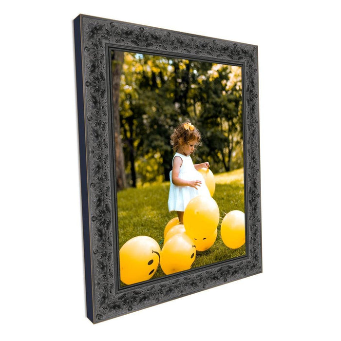 Black Ornate Antique Picture Frame Gallery Wall - Modern Memory Design Picture frames - New Jersey Frame shop custom framing