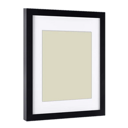 Black Picture Frame With Mat - Modern Memory Design Picture frames - New Jersey Frame shop custom framing
